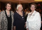 Brid Lynch, Caring for Carers, West, Tuam, Judith Ironside, National President, and Mary McMahon, CEO, at the National Carers conference dinner at the Radisson Blu Hotel