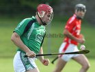 Liam Mellows v Carnmore Cooper Senior Hurling Championship game at Athenry.<br />
John Lee, Liam Mellows