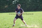 Action from week 2 of Tag Rugby at Galway Corinthians<br />
<br />
Chris Carroll of Fidelity Flyers in their match against The Scrummie Dummies