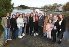 Katie O'Brien with family members and relatives at the reception in Galway Rowing Club. From left: Shay, Lynette Jim and Laoise McDonnell, Anna Fitzgerald, Mary McDonnell (grandmother), Aileen O'Brien (Mother), Sean O'Brien (brother), Katie, Frank O'Brien (grandfather) Aoibhinn (sister),  Nessa and Stephanie O'Brien and Nessa's daughter Isabella, and Maeve McGovern.