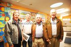 At the St. Patricks National School Lombard Street re-union  held at the school. were: Padraic Griffin, Woodquay; Seamus Furey, Canal Road; Gerard Murphy, College Road and Michael Brennan, Rockbarton. 