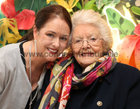 Teresita Nugent with her mother Anne Nugent at the Mervue and Renmore Community Christmas lunch in the Connacht Hotel.