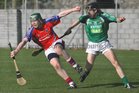 <br />
Liam Mellows, Shane Minton,<br />
and<br />
St. Thomas, Shane Cooney,<br />
during the Senior Hurling Championship at Athenry.