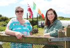 Teresa Walsh, committee member, and Marina Marot, volunteer, at the Ballinfoile Mór Community Organic Garden annual Sunday Harvest.