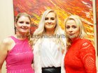 <br />
Eva Lennon, Oranmore; Cara Holohan, Loughrea and Caroline Quinn, Ardrahan, at Strickley Come Dancing in aid of Ballinderreen National School in the Clayton Hotel. 