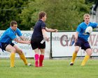 Action from week 4 of Tag Rugby at Corinthians<br />
<br />
Simon Gormley of Rugger Duckies attempts to tag Conor Kenny of Panthers Exiles 