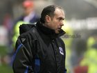 Galway United v St. Patrick's Athletic Premier Division game at Terryland Park.<br />
Galway United manager Sean Connor