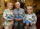 Carolyn Shiels, Benny O'Connor and Marie O'Connor at the launch of Paul McGinley's Salthill - A History, Part 1, at the Galway Bay Hotel.