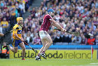 Galway v Clare 2018 All-Ireland Senior Hurling Championship semi-final at Croke Park.<br />
Conor Cooney scores Galway's goal
