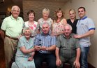 Michael Murphy was presented with the Clubman of the Year Award at the West United AFC annual awards presentation night at Monroes. Michael is seated (centre) with his mother Mary and brother Patrick. Behind are, from left: Austin and Mary Molloy, Joan O'Rourke, Margaret McEntee, Sharon Flaherty and Paul Murphy.