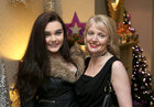 Grace O'Toole and Majella Fahy from Rosscahil at the New Years Eve Ball in the Harbour Hotel.