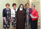 Nurses who commenced training in the Regional Hospital Galway on May the 5th, 1967 revisited UHG to celebrate the occasion of their 50th anniversary.<br />
The celebrations commenced with a meeting in the former Nurses’ Home, followed by mass in the Hospital Oratory. Mass was celebrated by Fr. Pat O’Donohue, son of class member Francie.<br />
Five deceased members were remembered and Elaine Carty who is on the staff of UCHG represented her late mother, Nora Furey.<br />
A most enjoyable evening followed with dinner in the Ardilaun Hotel.<br />
Bridie O'Malley Naughton, Inverin, Rosaleen Jennings Caulfield, Athenry, Sr Bernadette Keohane, Loughrea, Breeda Waldron McNicholas, Balla, Co. Mayo, and Catherine O'Shea Lyons, Castlegregory, Co Kerry, are pictured at the reunion.