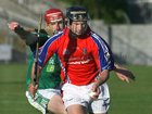 <br />
Liam Mellows, Niall McInerney,<br />
and<br />
St. Thomas, Kenneth Burke,<br />
during the Senior Hurling Championship at Athenry.