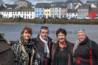 Marena Corcoran Kampers (third from left) with Veronique Keriel, Thierry Fouquet and Valerie Duval.<br />
(Lorient twinning group)