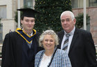 Nathan Forde, Kilcolgan, with his parents Susan and Bart, after he was conferred with a Bachelor of Science (Honours) in Applied Freshwater and Marine Biology at the GMIT Graduation ceremony in the Galmont Hotel.