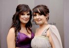 Aisling Hill and Cliodhna Griffin, both of Carraroe, at the Colaiste Colm Cille Debs Ball in the Westwood House Hotel. 