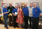 Some of the members of Oranmore Maree Coastal Search Unit at Oranmore Enterprise Town Business, Sports and Community Expo, hosted by the Bank of Ireland at Calasanctius College last weekend. From left: Fergus Boyle, Mike Cummins, Joe Dempsey, Sharon Dempsey, Joe Kennelly, Cillian Morris and Sean Green.