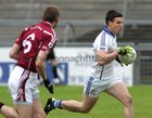 Annaghdown v Micheal Breathnach's at the Pearse Stadium.<br />
Seán Denvir, Micheal Breathnach's and Anthony Pender, Micheal Breathnach's