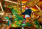 Jamie Caslin (5) from Ballybrit enjoying the fun of the fair at the opening evening of the Continental Christmas Market