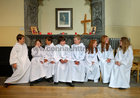 The Acolytes of St. Nicholas' Collegiate Church during the launch of St Nicholas Schola Cantorum.