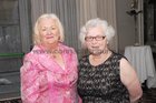 Nollaig O‚ÄôHiggins and Therssa kelly, <br />
at the 50th anniversary of the classof 68 University Hospital Galway nurses re-union  in the Salthill Hotel, Salthill,