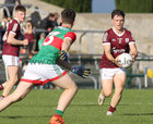 Galway v Mayo All-Ireland minor football final in Hyde Park, Roscommon.<br />
Galway’s Tomás Farthing and Mayo’s Cathal Keaveney