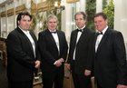 Pictured at Corinthians RFC annual dinner at the Westwood House Hotel were Damian Creaven, Dave Madden, Fergal leonard and Padraig Walsh.