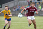 Galway v Roscommon Connacht Under 20 Football sem-final at Tuam Stadium.<br />
Galway's Ryan Forde and Roscommon's D Duff