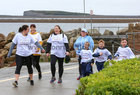 Some of the people taking part in the Galway Memorial Walk in aid of Galway Hospice on the Salthill Prom last Sunday.