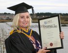 Sarah Gordon from Corofin after she was conferred with the degree of B Sc, First Class Honours, in Quality for Industry, at the GMIT conferring ceremonies in the Galmont Hotel.