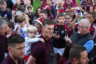 Homecoming reception for the Galway senior football and minor All-Ireland football teams at Pearse Stadium on Monday evening.