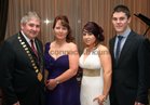 Cllr Michael Maher, Mayor of County Galway, with his wife Martina and their daughter Carol and son Niall at the County Galway Charity Mayoral Ball at the Lough Rea Hotel.