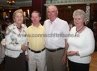 Breda and Sean Burke and Gerry and Nancy Cloherty at the celebration dinner at the Westwood House to mark the 175th anniversary of St. James' Church, Bushypark.