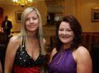 Aoife Hayes and Rachel Joyce pictured at the Connacht Rugby Awards dinner at the Ardilaun Hotel.