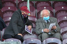 President Michael D Higgins and Bernie O’Connell at Eamonn Deacy Park last Friday evening to see Galway United defeat Shelbourne FC 3-1 in the SSE Airtricity League First Division game.