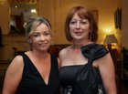Evelyn Burke and Hazel Casburn of Connacht Rugby at the Connacht Rugby Awards dinner at the Ardilaun Hotel.