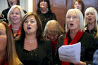 Members of the  Mervue Folk Choir during their Annual Christmas Mass performance in the The Holy Family Church, Mervue. Following the removal of Covid restrictions it was the choir’s first Christmas Mass performance since the start of the pandemic. It was also the last Mass performance by the choir under the directorship of Ronnie Lawless who has stepped down after 44 years. 