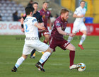 Galway United v UCD League game at Eamonn Deacy Park.<br />
Galway United's Ryan Connolly and UCD's Dan Tobin