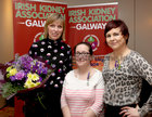 Dr Niamh Kieran, Consultant Nephrologist, Elaine Fitzgerald, Ahascragh, and  Michelle Moran, New Inn, at the launch of of the Irish Kidney Association Donor Week at the Menlo Park Hotel.