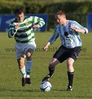 Salthill Devon v Sheriff YC FAI Ford Senior Challenge Cup 2011 at Drom.<br />
Salthill Devon's Shane Browne and Sheriff YC's Stephen Murphy
