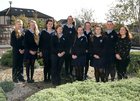 The team of 5th Year students from Dominican College, Taylor's Hill who have qualified for the Empire Mock Trial World Championships in New York City. From left: Kelly Forde, Sarah Ishmael, Laura Hurley, Megan O'Flaherty, Emily Mulcair, Elaine McPartlan, Leah Doyle, Katie Meehan, Aurna O'Grady-Corcoran and Aoife Fannin, teacher. Absent from the picture is Eimear Keaveney.<br />
<br />
A team of 5th Year students from Dominican College, Taylor's Hill, Galway, have qualified for the Empire Mock Trial World Championships, being held in New York City in late October 2014, having successfully qualified from the National Mock Trial Competition held in the Criminal Courts in Dublin, a competition organised by the Public Access to Law Organisation and supported by the Court Service. This was the first time that the school had entered this competition so they were particularly proud of their achievement.<br />
The Empire Mock Trial International Championships seeks to provide students with an additional outlet to learn about the law and to develop important transferable skills, such as public speaking and critical thinking. It offers students an opportunity to gain an insight into how the legal system works. The students assume the roles of solicitors, barristers, witnesses and court reporters, to form a team to compete against other schools from all over the world in a mock court case.<br />
The team from Dominican College consists of ten girls - three attorneys and seven witnesses. The trip is already proving to be a great experience for the girls as they are really learning to apply themselves to something that they are passionate about. The girls, their generous parents and teachers have given up countless hours of their time familiarising themselves with the New York legal system, working on the case and fundraising for the trip. We wish the girls every success and have no doubt that they will do themselves and Galway proud!<br />

