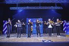At the Bank of Ireland Enterprise Town held at Gort Community School were: Coole Music, Sonic Strings on stage<br />
<br />
Photo by Deirdre Holmes