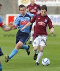 Galway United v UCD Airtricity Premier League game at Terryland Park.<br />
Galway Karl Moore Walsh and UCD's Robbie Benson