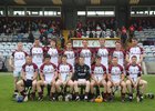 Galway v Westmeath Leinster Senior Hurling Championship Quarter Final at Cusack Park, Mullingar.<br />
Galway team. Front row, left to right: Cyril Donnellan, David Burke, Kevin Hynes, Fergal Flannery, Johnny Coen, Andy Smith and Damien Hayes. Back row: Davy Glennon, Iarla Tannian, Conor Cooney, Fergal Moore, Niall Burke, Tony Og Regan, Niall Donoghue and Paul Gordon