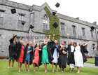 Doctors, graduates of the College of Medicine, Nursing and Health Sciences, celebrate after they were conferred with their degrees at NUI Galway this week.