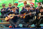 Pupils taking part in their Christmas Show at St Patrick's Boys' National School.