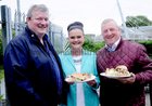 At the Medtronic BBQ in aid of Galway Autism Partnership at NUIGalway, were: Tom Shiel, Manager; Annie Kennedy, Ballybane and Joe Molyneux, Ballybane.   
