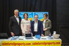At the Bank of Ireland Enterprise Town held at Gort Community School were: Anne Rabbit T.D. and Ciaran Cannon T.D. at Colm Farrell Auctioneer stall<br />
<br />
Photo by Deirdre Holmes