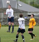 Athenry FC v Ballinaslow Town 2011 Connacht Junior Cup final at Lecarrow, Roscommon.<br />
Athenry's Gary Delaney