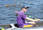 A duckling quad and their mother pass by after crews finished a race at Galway Regatta at Dangan last Saturday.